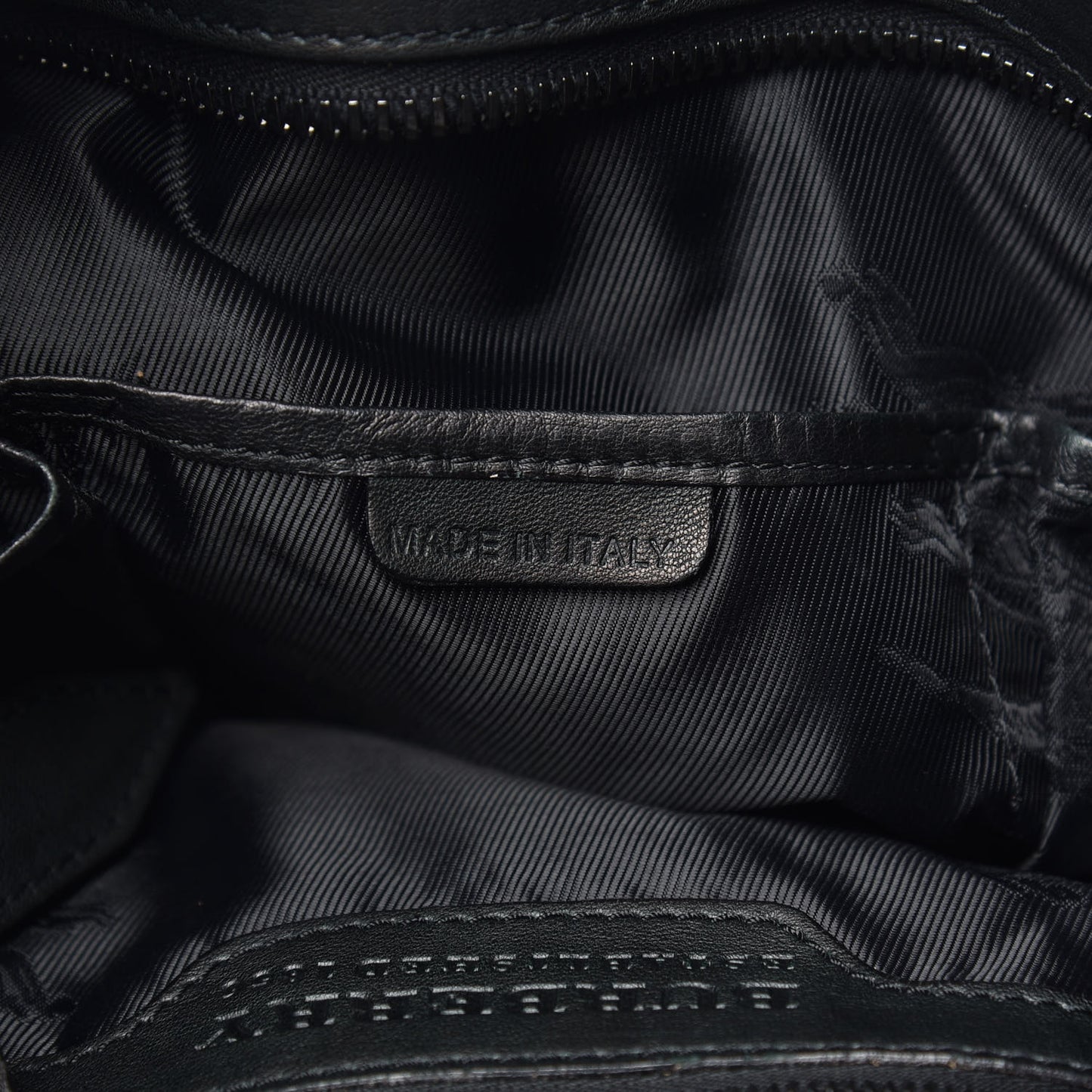 Calfskin Ruched Tote Green