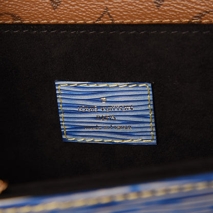 Louis Vuitton Epi Reverse Monogram Pochette Metis Denim Light 6 of 7