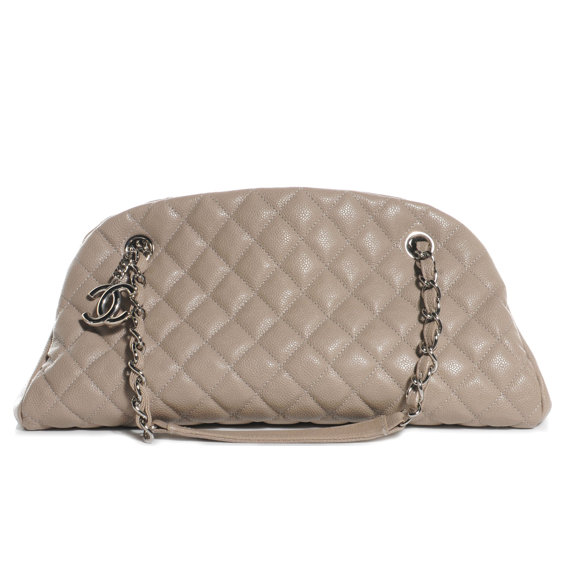 Chanel Caviar Quilted Medium Just Mademoiselle Beige 1 of 7