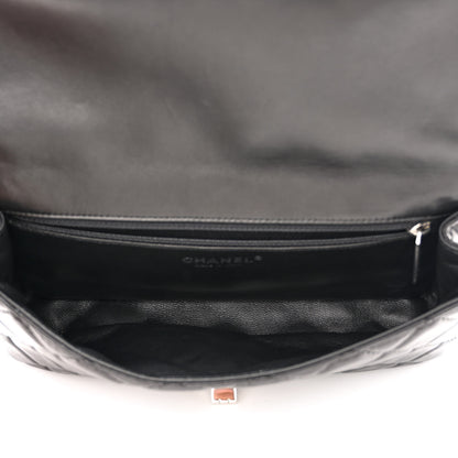 Chanel Lambskin Quilted Large Roll 2.55 Reissue Clutch Black 5 of 11