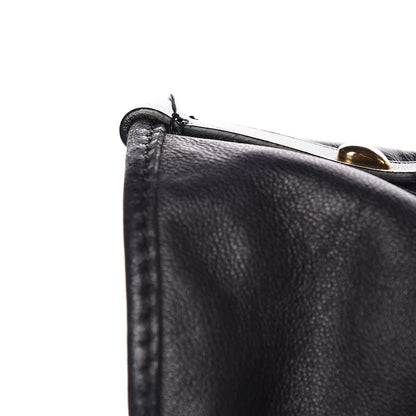 Burberry Lambskin Medium East West Tote Black 14 of 14