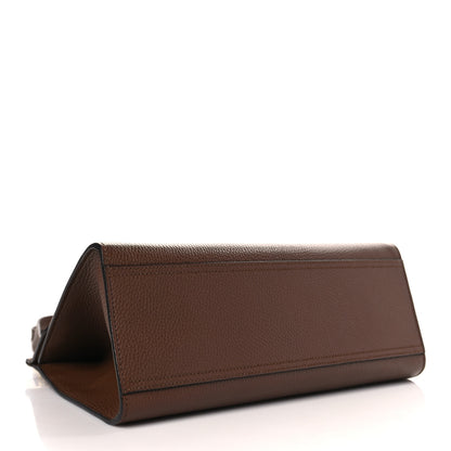 Gucci Calfskin Small GG Marmont Top Handle Bag Brown 4 of 9