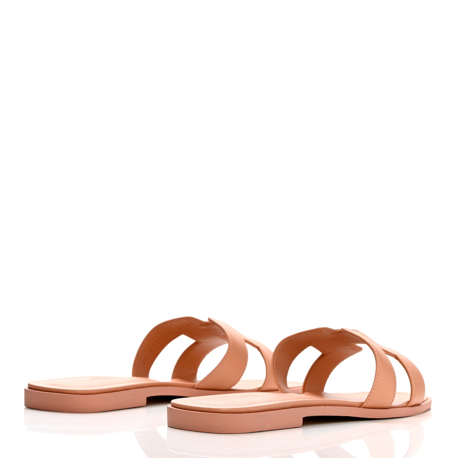 Hermes Calfskin Oran Sandals 41 Granit Rose 4 of 13