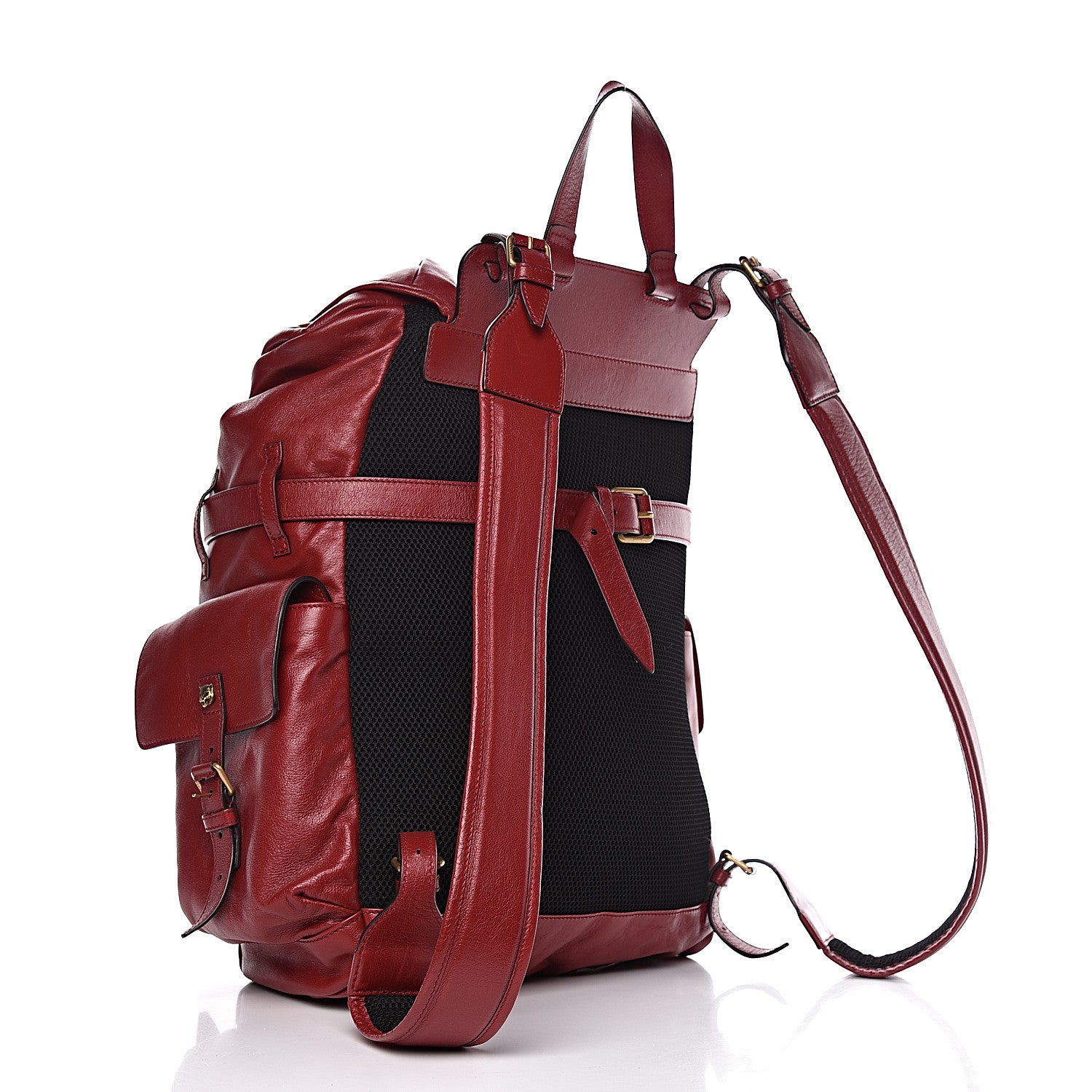 Gucci Piuma Lux Calfskin Re(Belle) Backpack Romantic Cerise 3 of 14