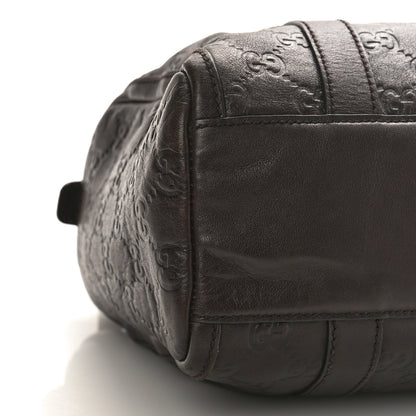 Gucci Guccissima Small Abbey Boston Dark Brown 8 of 10