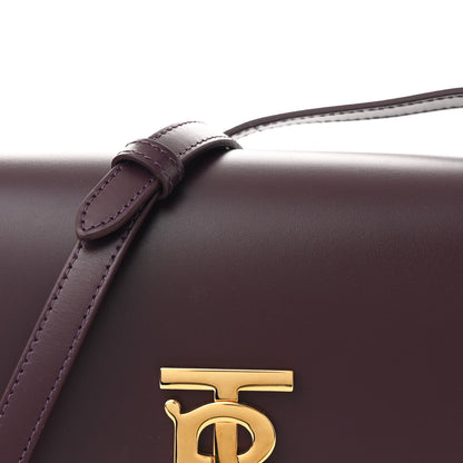 Burberry Calfskin Small TB Bag Deep Maroon 8 of 10