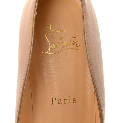Christian Louboutin Nappa Agneska 85 Pumps 37.5 Nude 7 of 9