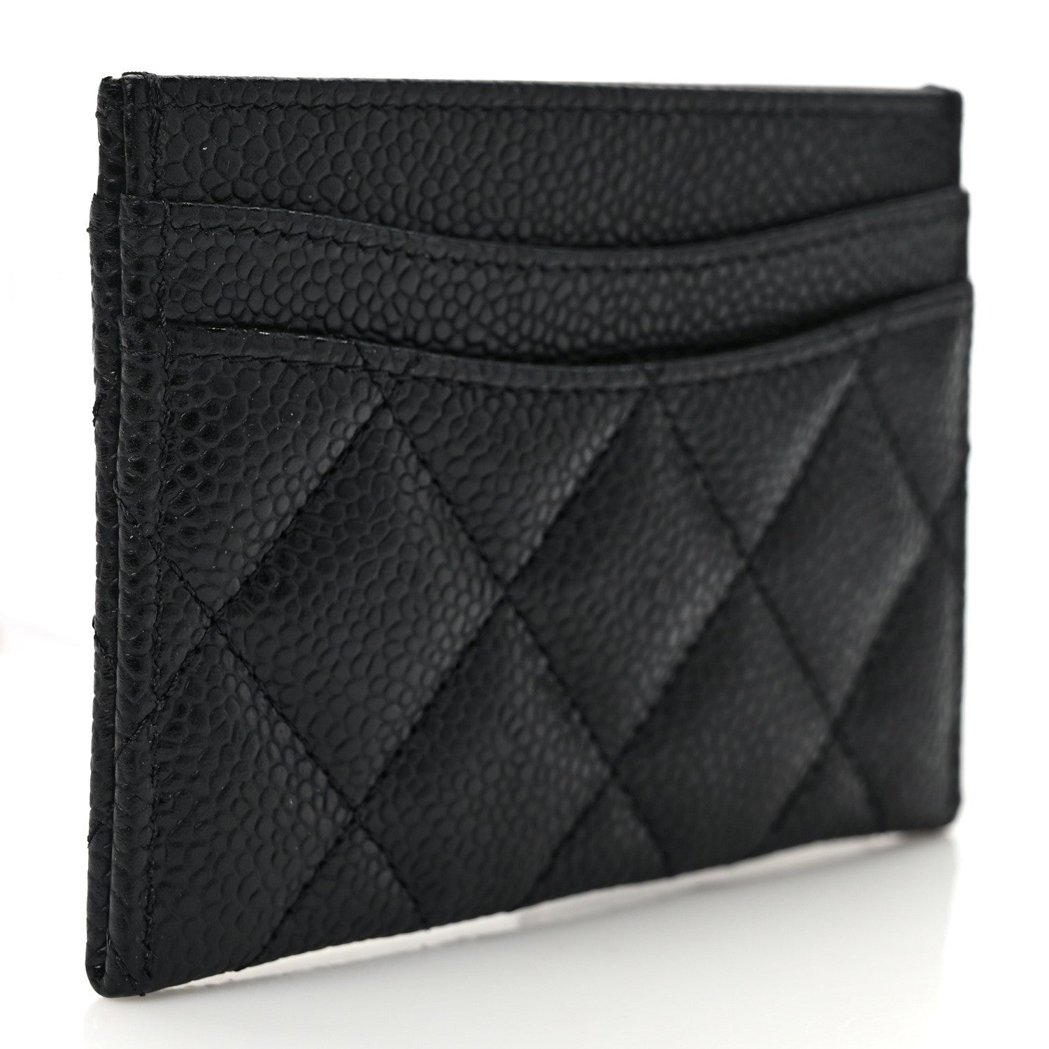 Chanel Caviar Quilted Card Holder Black 3 of 7