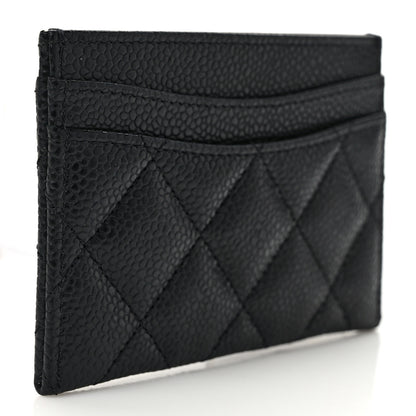 Chanel Caviar Quilted Card Holder Black 3 of 7
