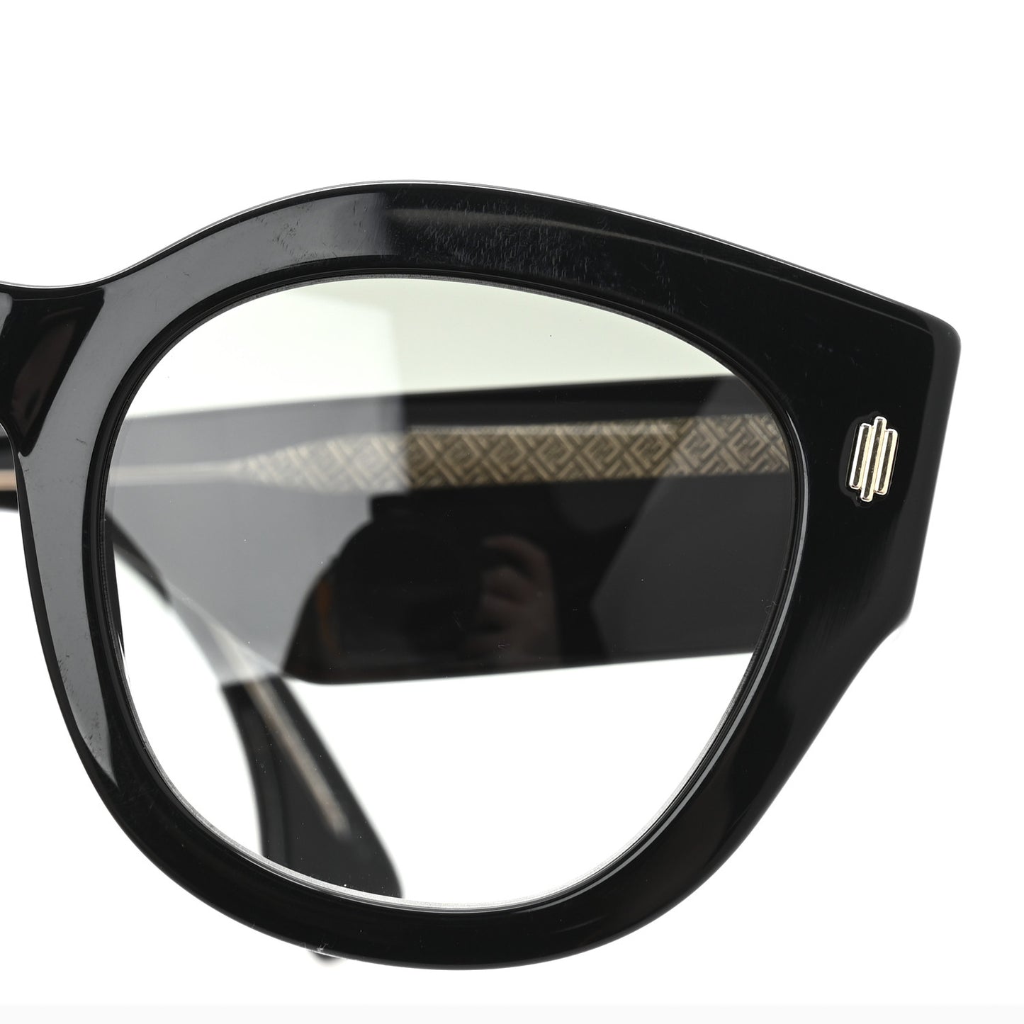 Acetate Fendi Roma Sunglasses FF 0457/G/S Black
