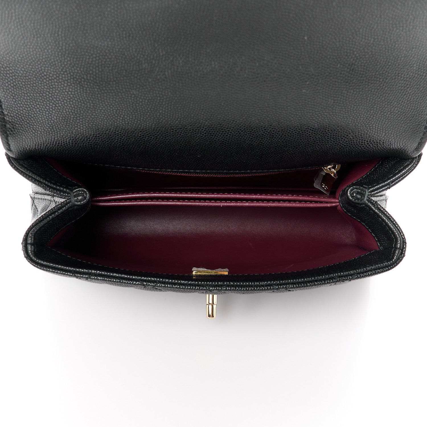 Chanel Caviar Quilted Mini Coco Handle Flap Black 5 of 12