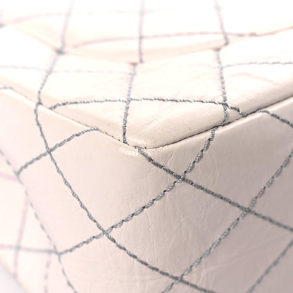 Chanel Calfskin Quilted Surpique 2.55 Reissue Flap White 10 of 16