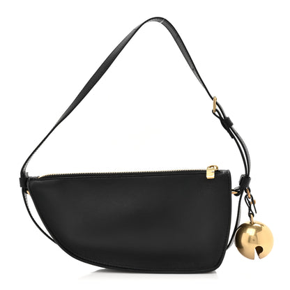 Burberry Calfskin Mini Shield Sling Bag Black 1 of 11