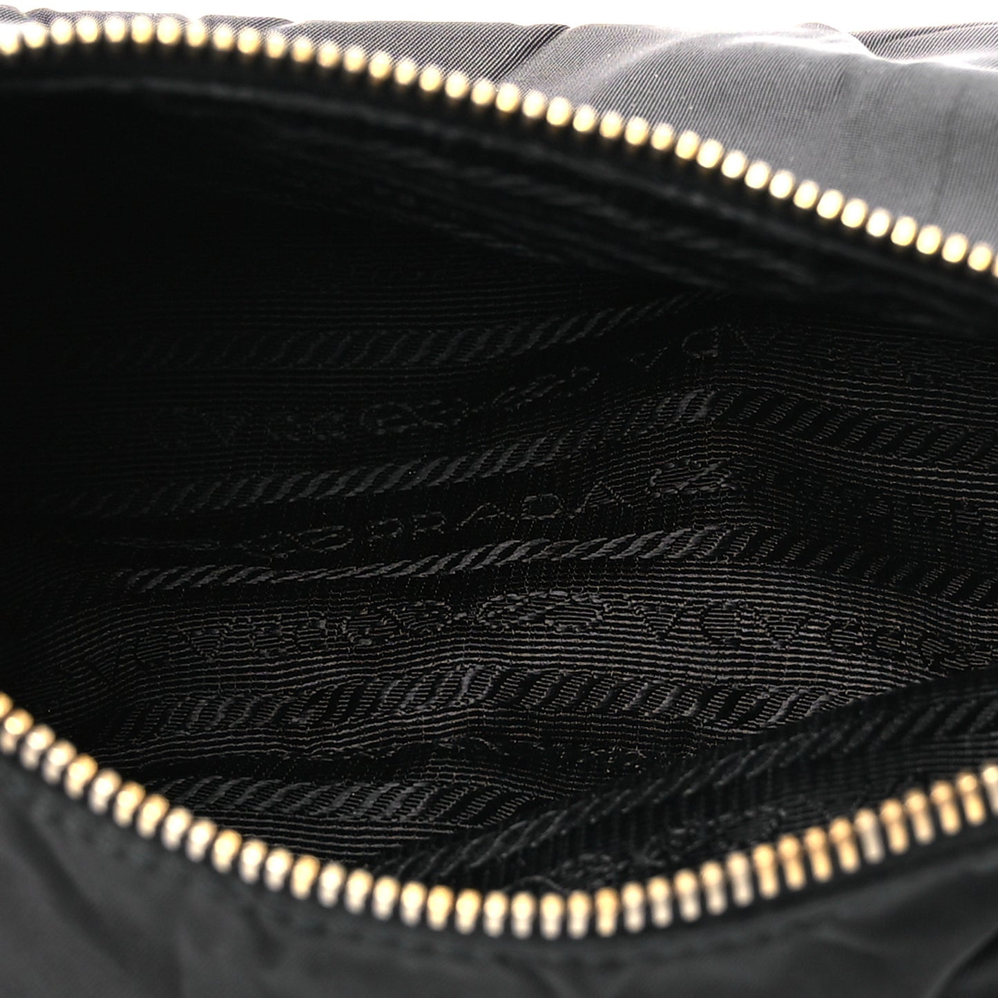 Tessuto Nylon Pochette Bag Black