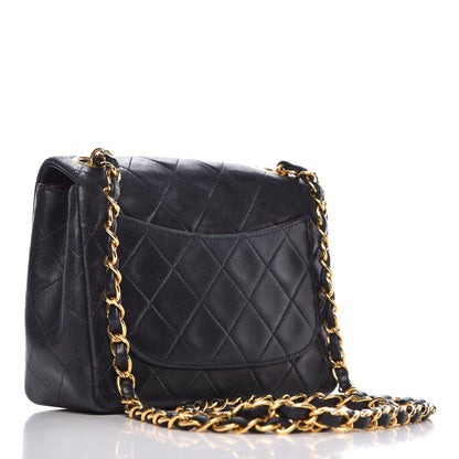 Chanel Lambskin Quilted Mini Square Flap Black 3 of 12