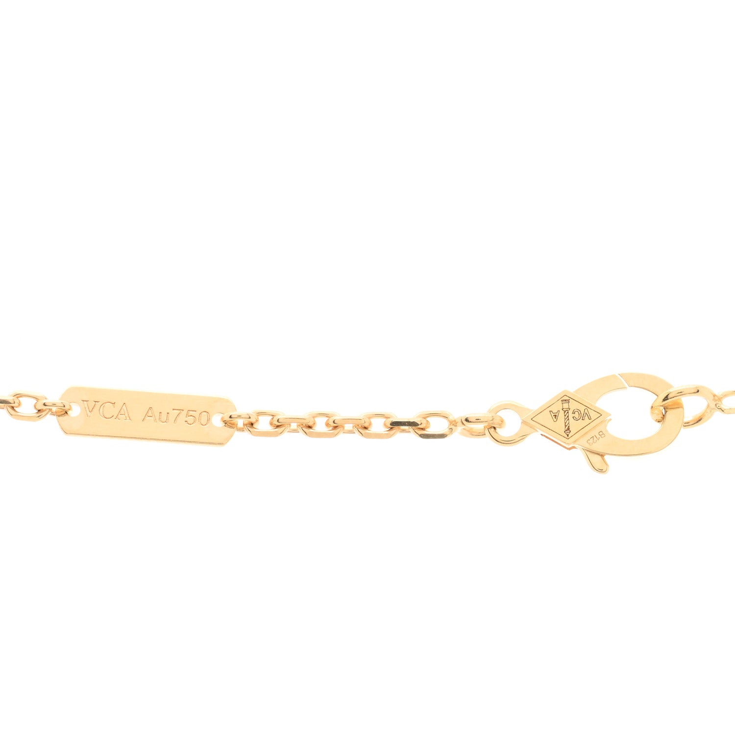 Van Cleef & Arpels 18K Yellow Gold Mother of Pearl Magic Alhambra Long Necklace 3 of 5