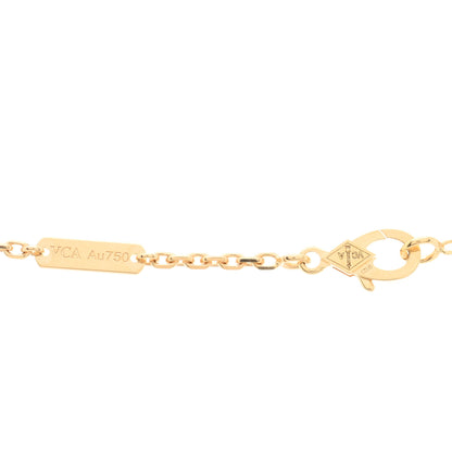 Van Cleef & Arpels 18K Yellow Gold Mother of Pearl Magic Alhambra Long Necklace 3 of 5