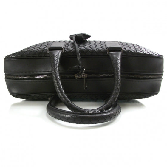 Nappa Intrecciato Briefcase Nero