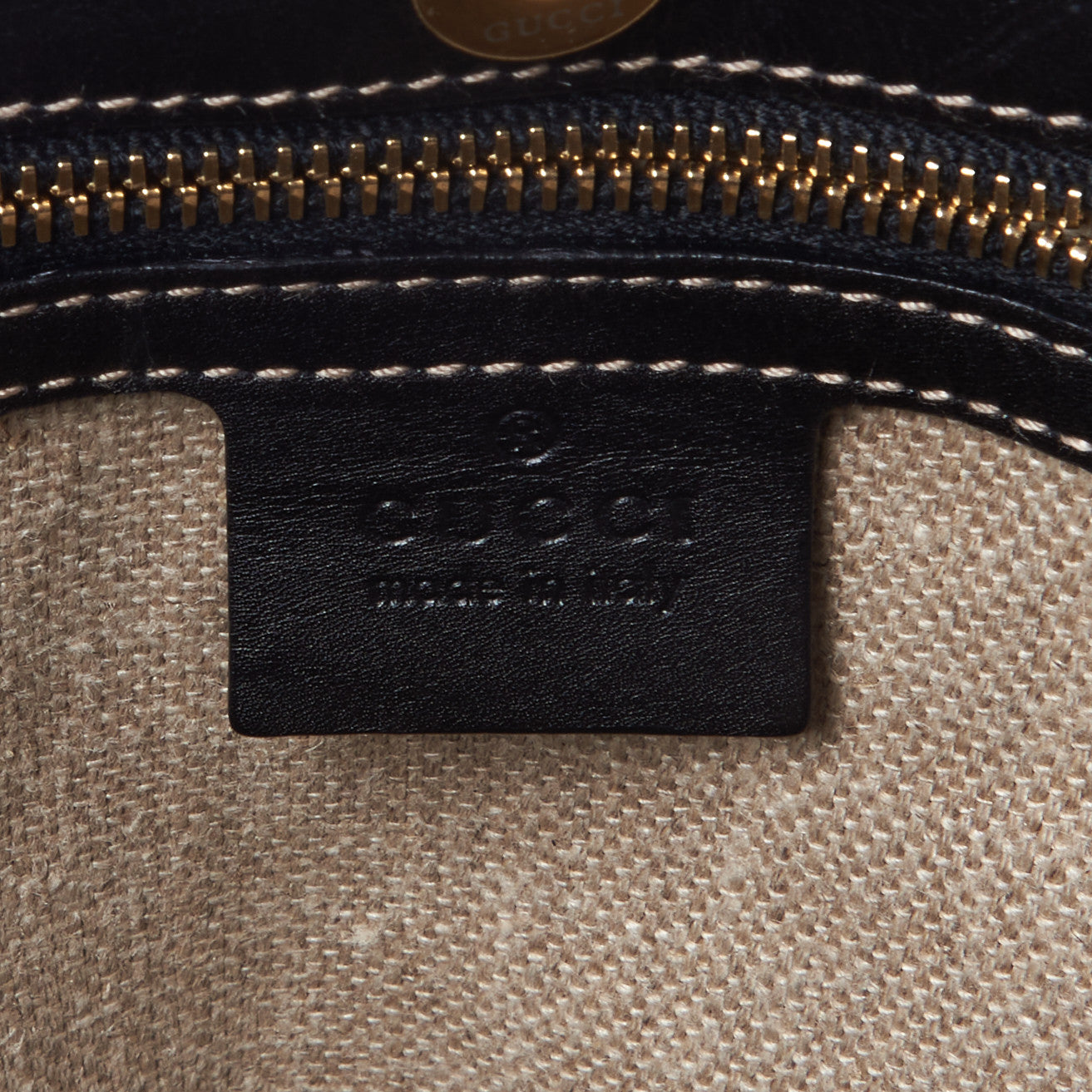 Gucci Canvas Floral Flora Tote Black 7 of 8