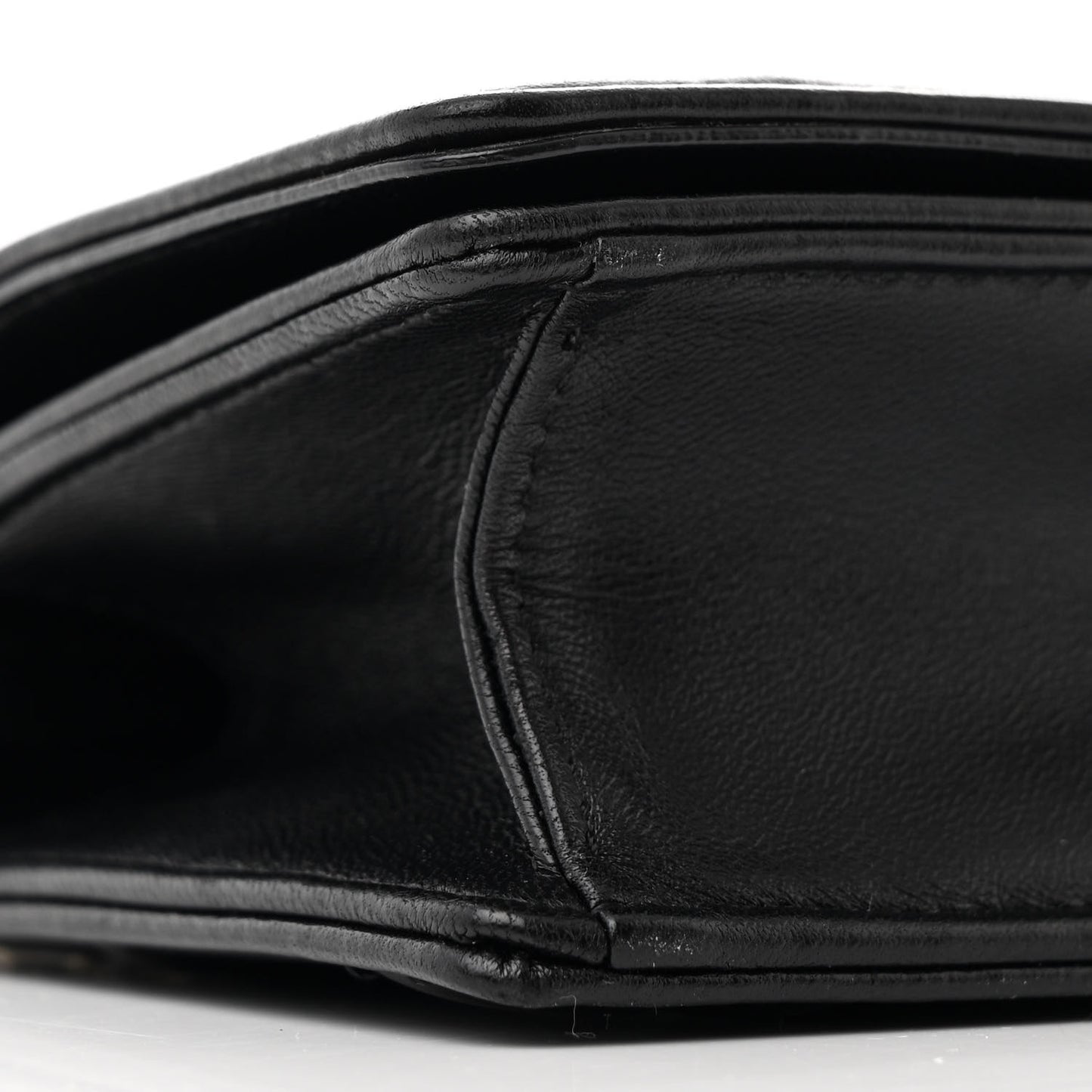 Lambskin Baby Diorama Flap Bag Black