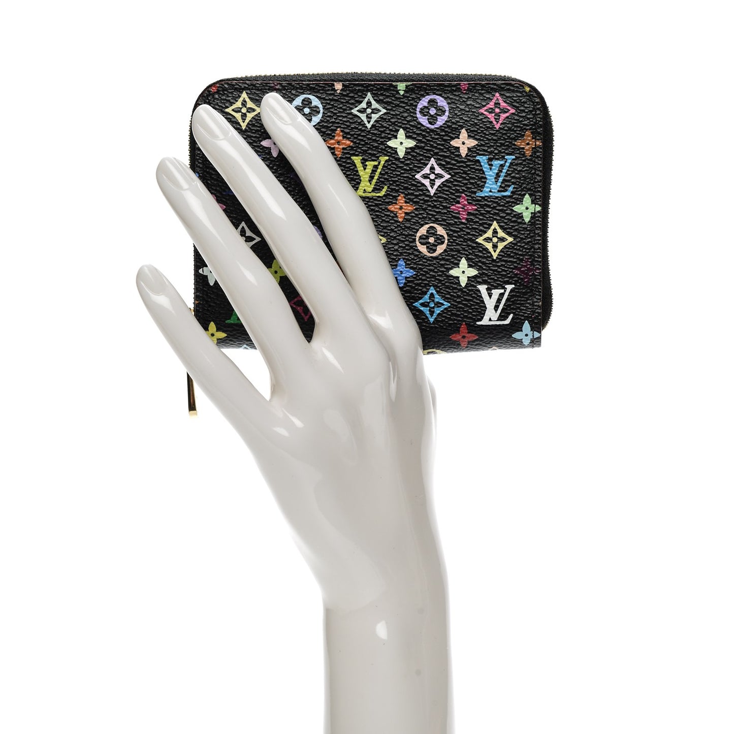 Monogram Multicolor Zippy Coin Purse Black Grenade