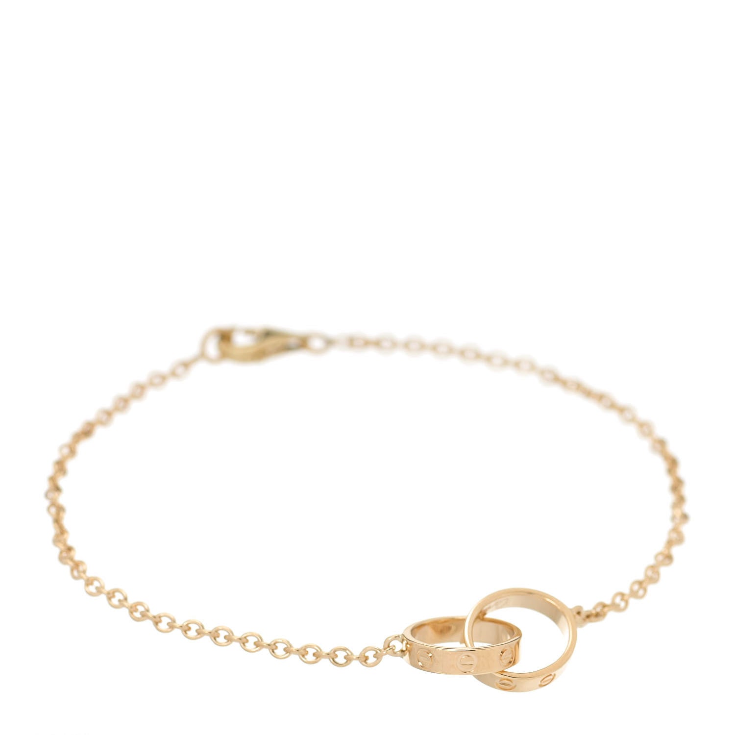 Cartier 18K Yellow Gold Interlocking LOVE Bracelet 1 of 6