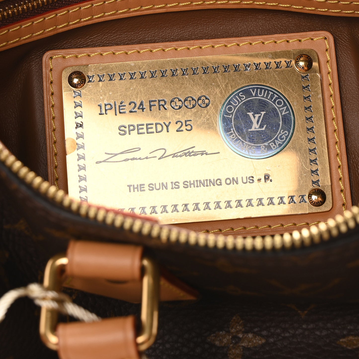 Calfskin Monogram Speedy P9 Bandouliere 25