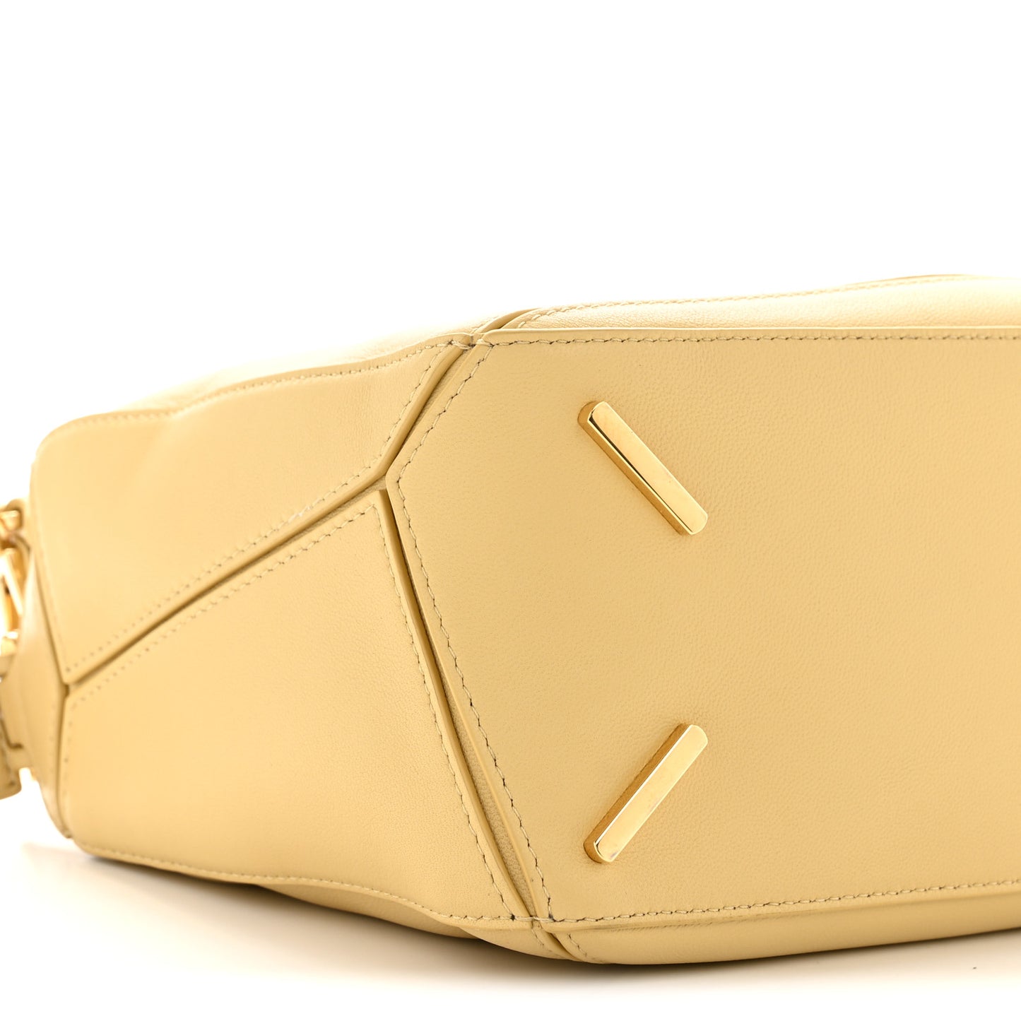 Calfskin Small Puzzle Bag Dark Butter