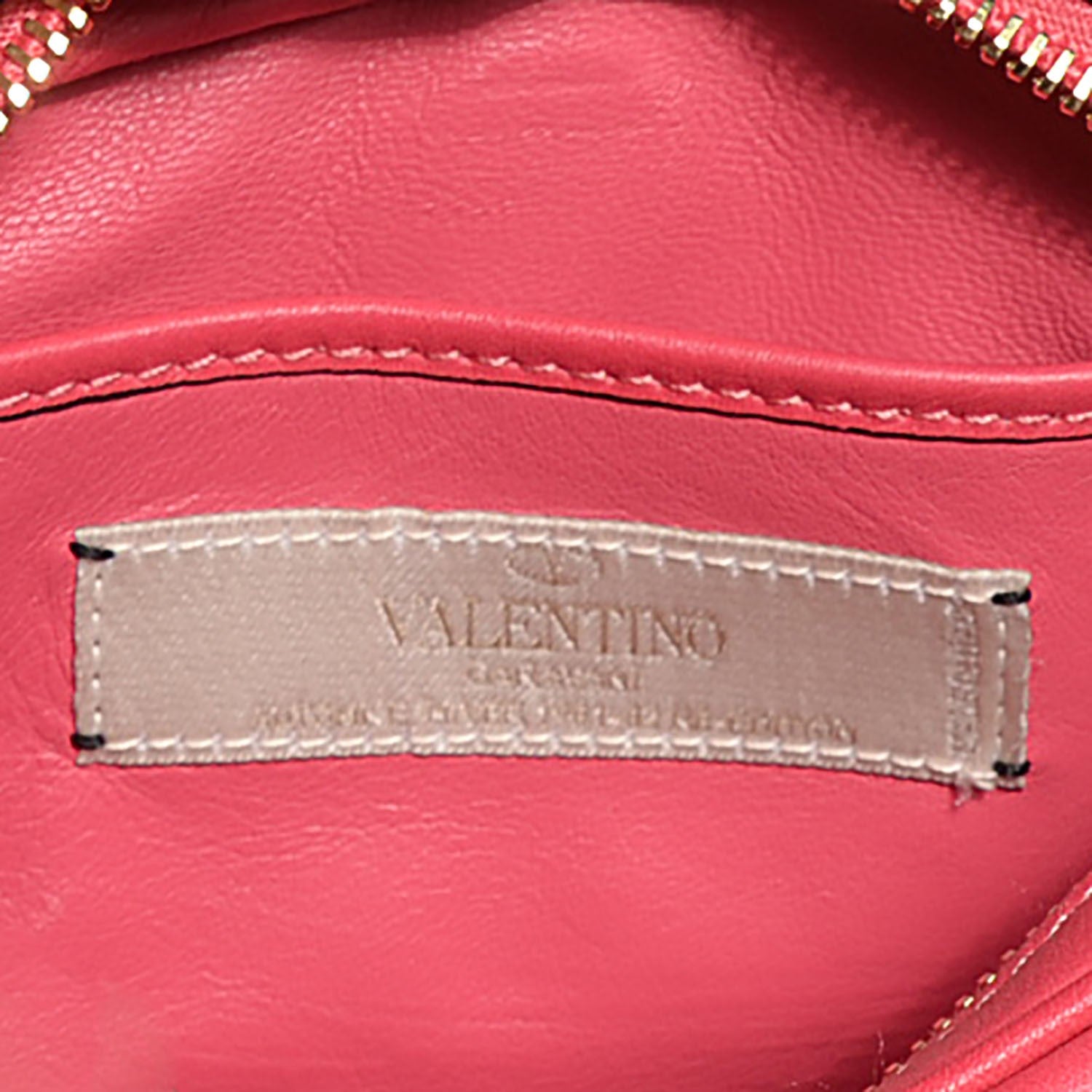 Valentino Garavani Vitello Small Logo Go Crossbody Bag Deep Rose 7 of 8