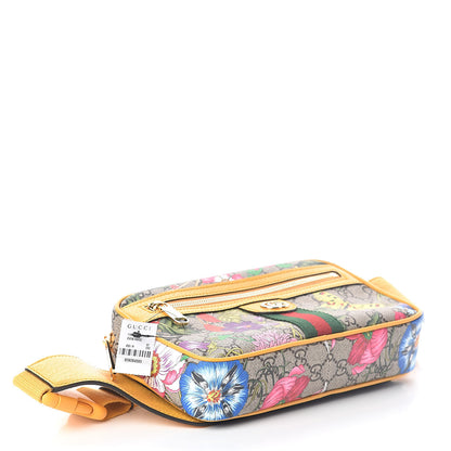 Gucci GG Supreme Monogram Flora Medium Ophidia Belt Bag Beige Multicolor Crop 4 of 7