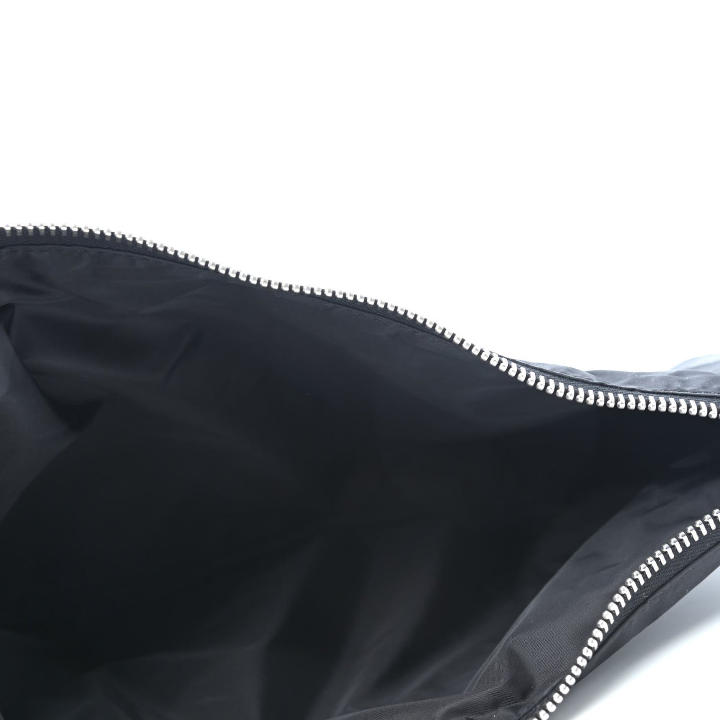 Tessuto Nylon Small Flat Pouch Black