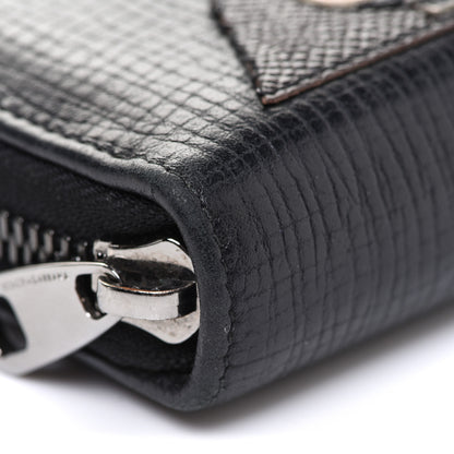 Dolce & Gabbana Dauphine Family Patch Zip Around Wallet Black 10 of 11