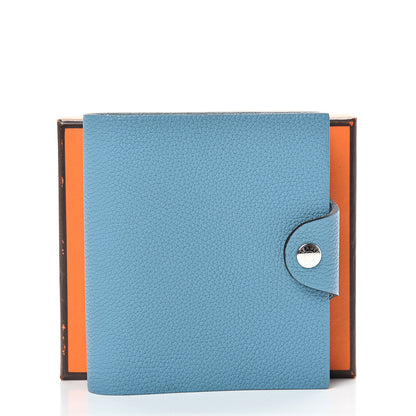 Hermes Togo Ulysse Mini Notebook Cover Blue Jean 7 of 7