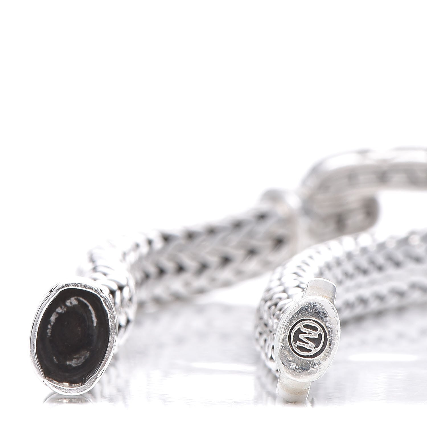 John Hardy Sterling Silver Black Sapphire Kali Station Bracelet 5 of 6