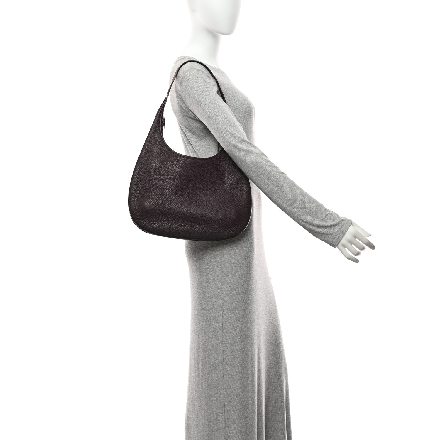 Hermes Taurillon Clemence Gao Raisin 2 of 10