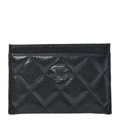 Chanel Caviar Quilted Incognito Card Holder Black 1 of 8