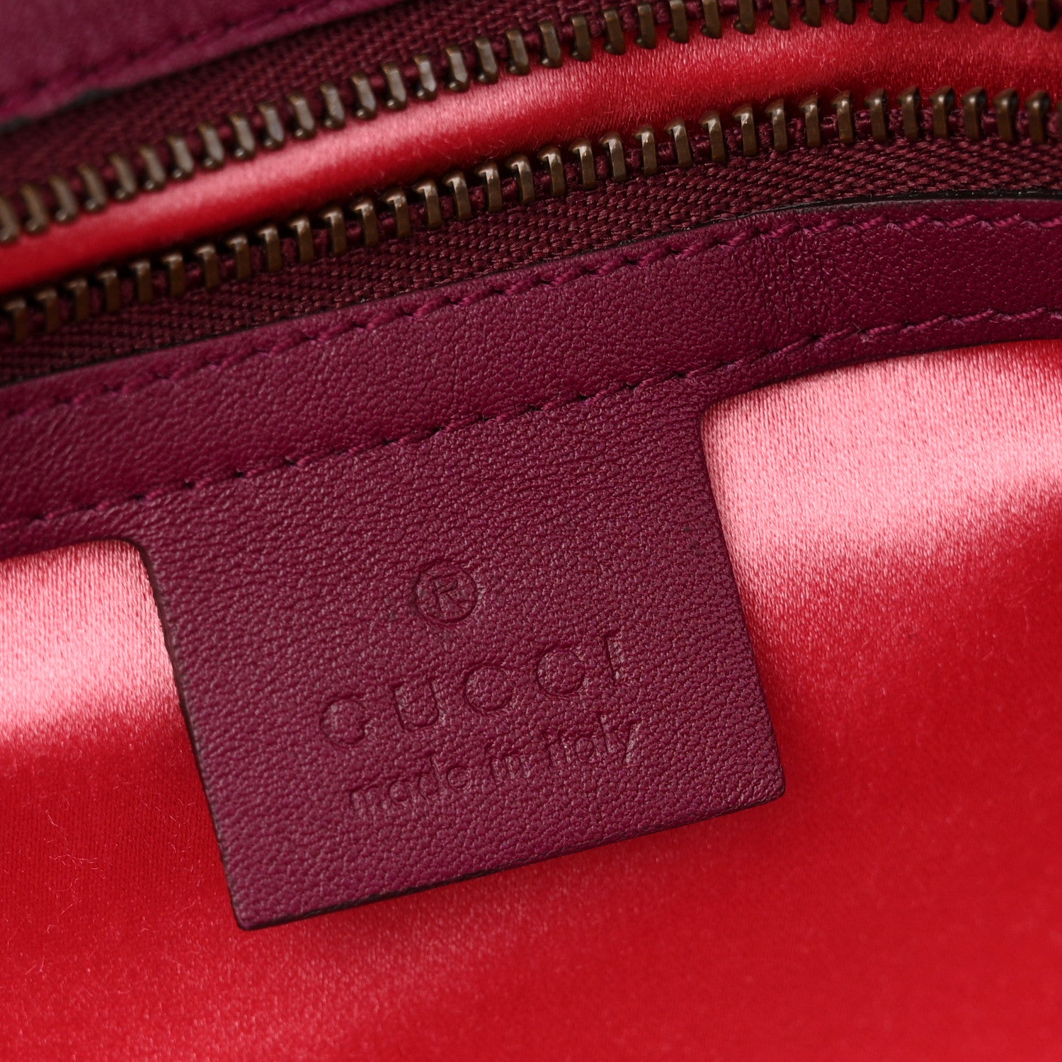 Gucci Velvet Matelasse Small GG Marmont Shoulder Bag Fuchsia Violet Cyclamen 6 of 10