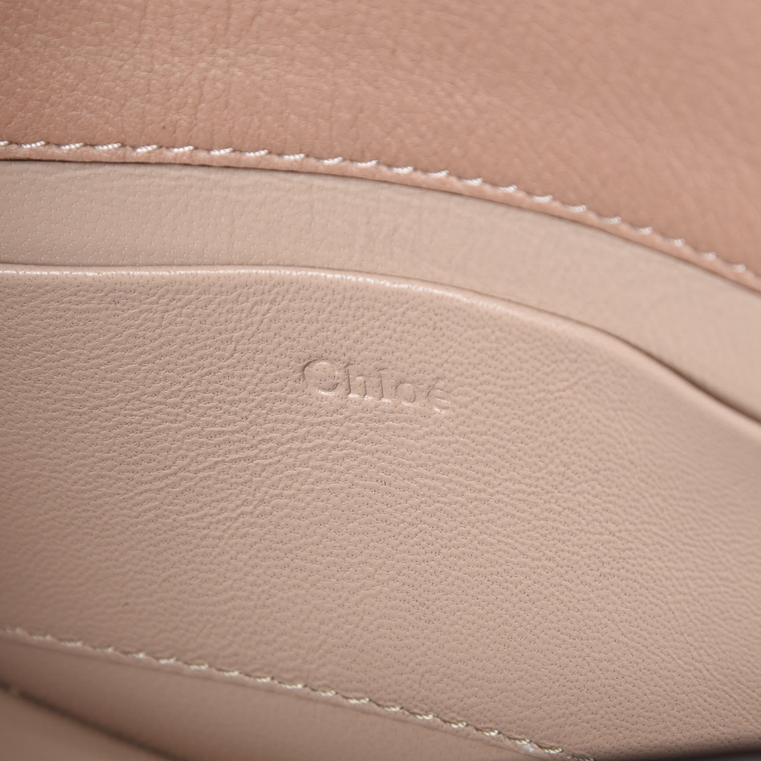 Chloe Calfskin Small Nile Bracelet Minaudiere Bag Biscotti Beige 6 of 7