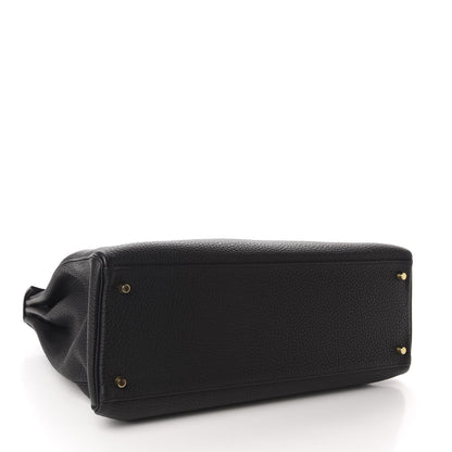 Hermes Togo Kelly Retourne 40 Black 5 of 37
