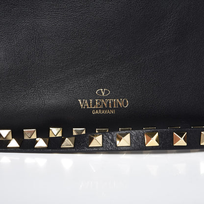 Valentino Garavani Calfskin Rockstud Camera Crossbody Bag Black 7 of 8