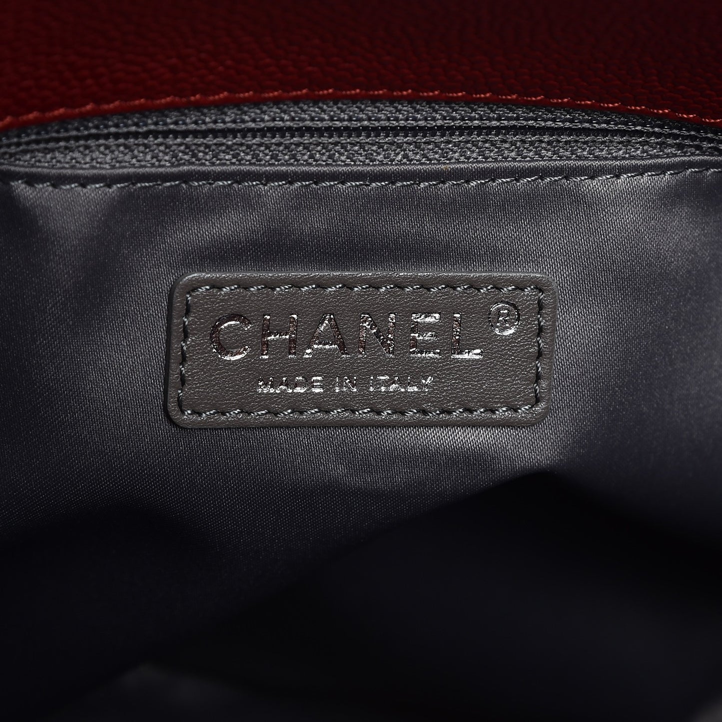 Caviar Quilted Grand Shopping Tote GST Red