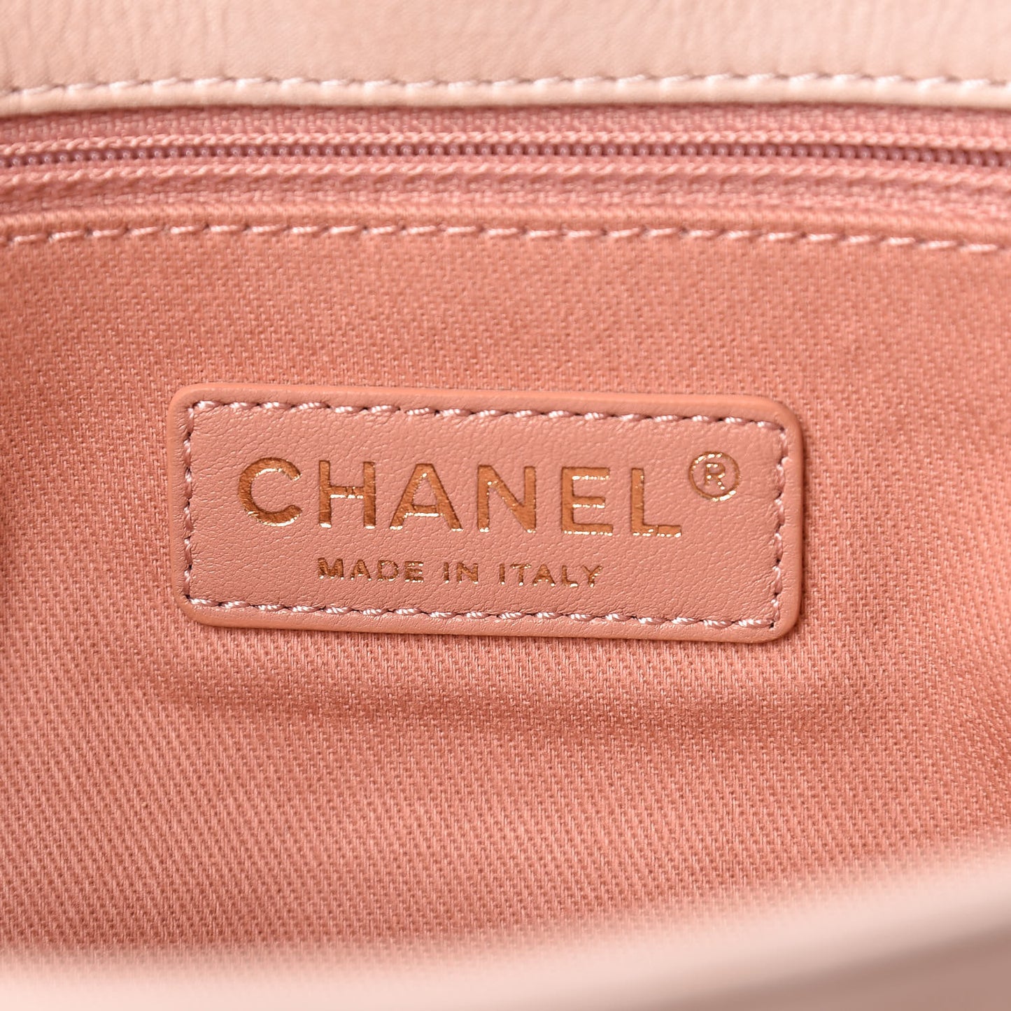 Calfskin Triple Stitched Medium Flap Pink