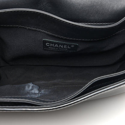 Chanel Patent New Medium Boy Reverso Flap Black 5 of 10