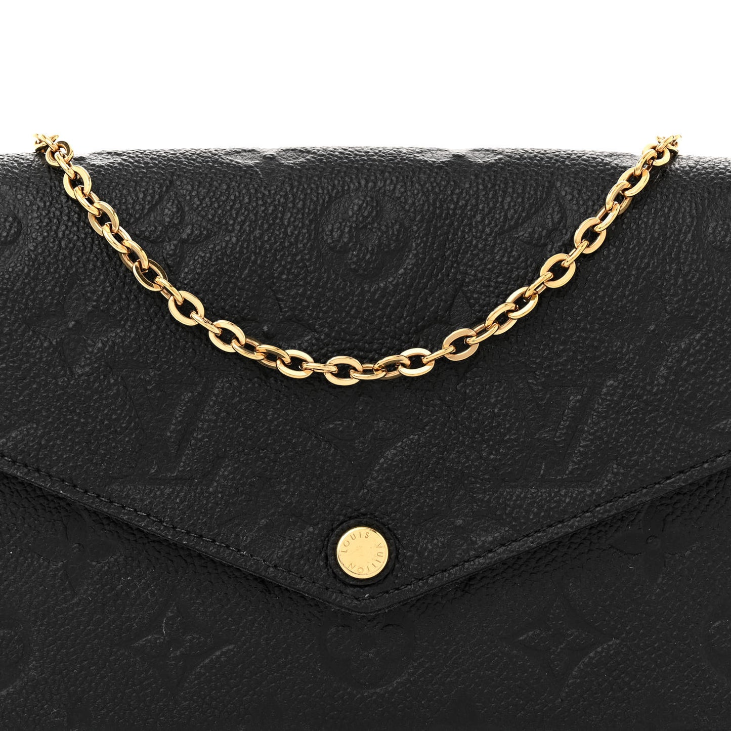 Empreinte Pochette Felicie Chain Wallet Black
