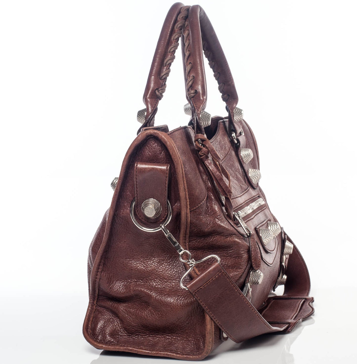 Agneau Giant 21 Silver Hardware CIty Castagna