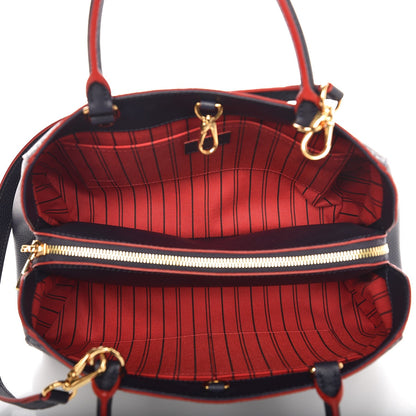Louis Vuitton Empreinte Montaigne MM Marine Rouge 6 of 8