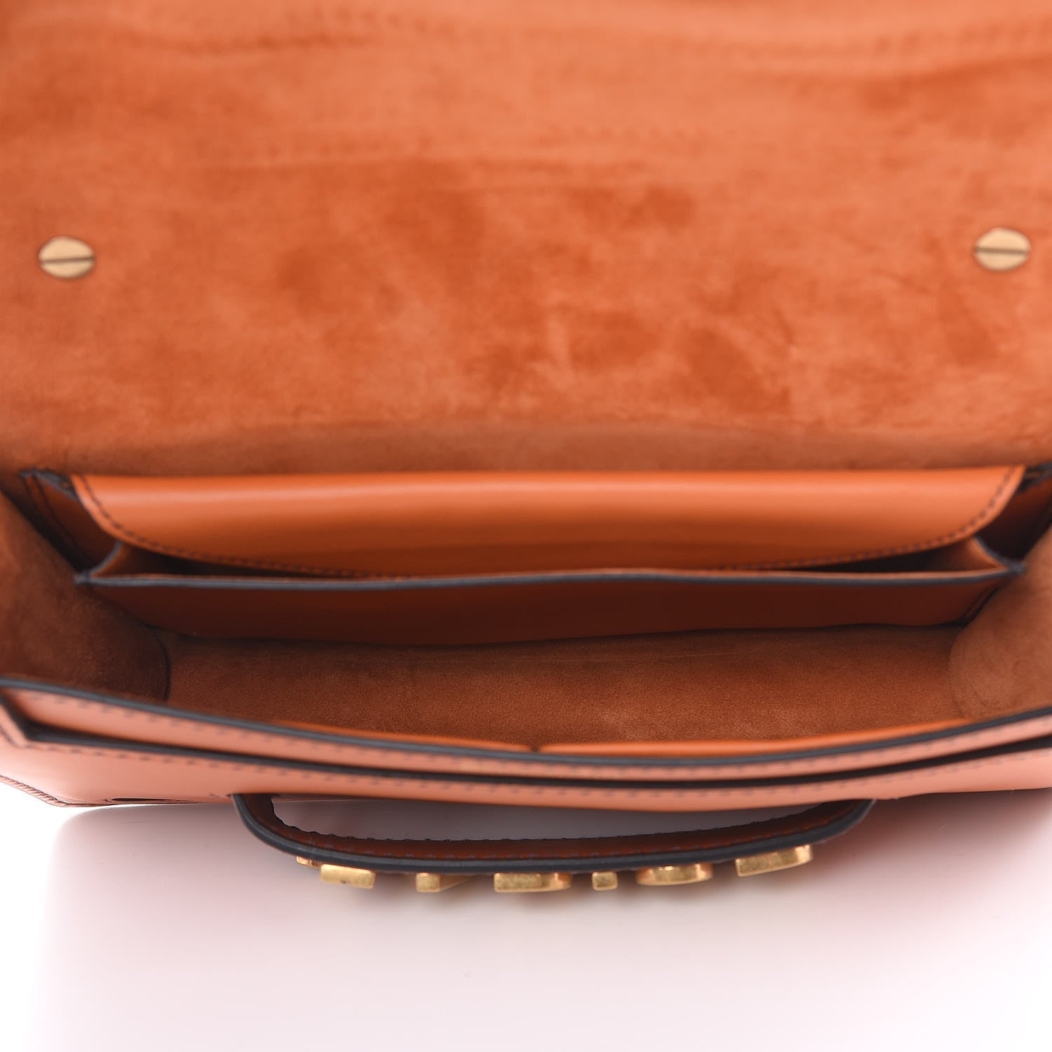 Christian Dior Calfskin J'Adior Chain Flap Bag Orange 5 of 12