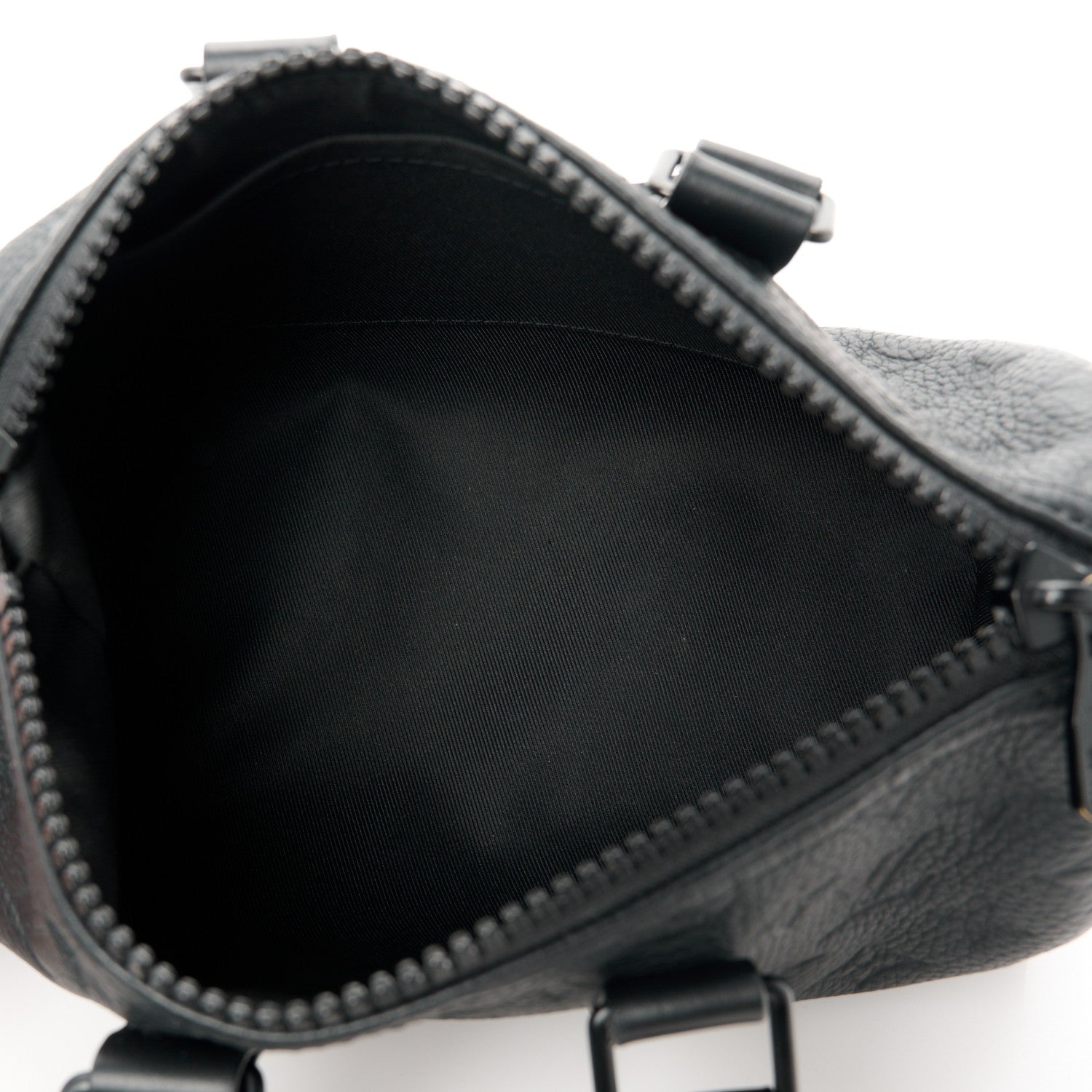 Louis Vuitton Monogram Taurillon Keepall Bandouliere 25 Black 5 of 10