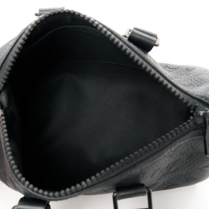 Louis Vuitton Monogram Taurillon Keepall Bandouliere 25 Black 5 of 10