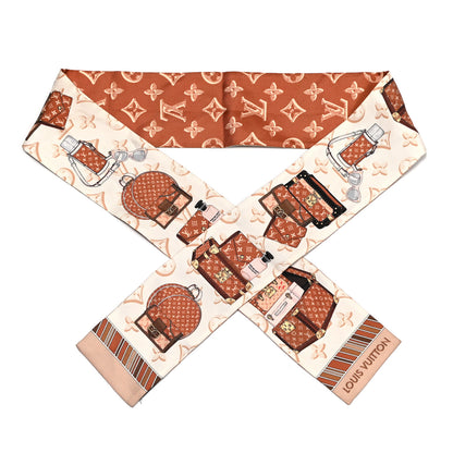 Louis Vuitton Silk Monogram Fall For You Bandeau Brown 1 of 4